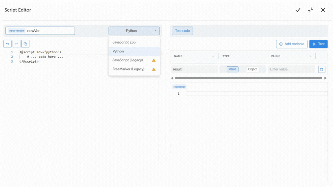 Industrial IoT integration workflow RunMyProcess